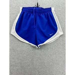 Nike Women's Pull On Shorts Blue White Size Small Running